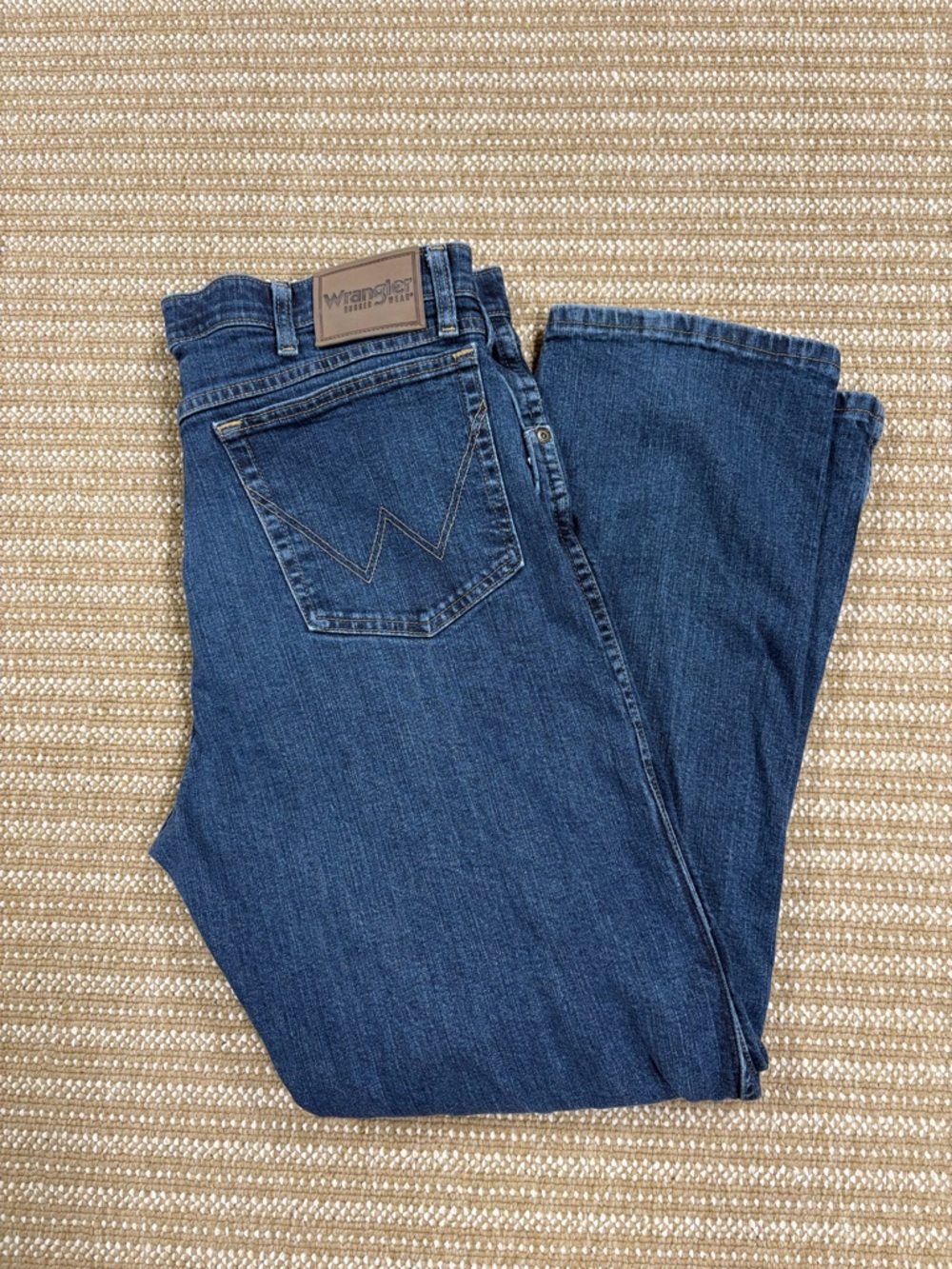 Wrangler Rugged Wear Men’s Flex Jeans 38x30 Straight Leg